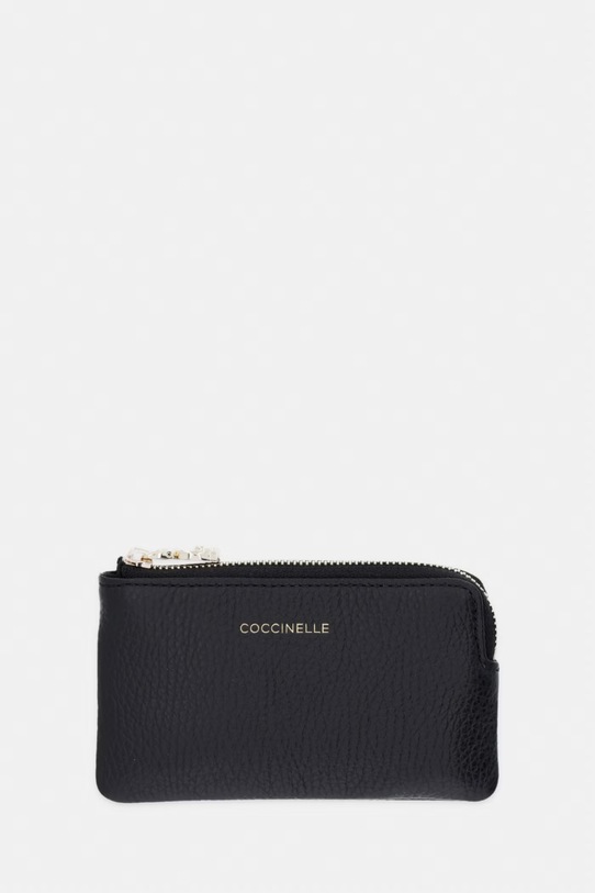 Coccinelle portfel damski skórzany czarny E2.TBM.19.31.01
