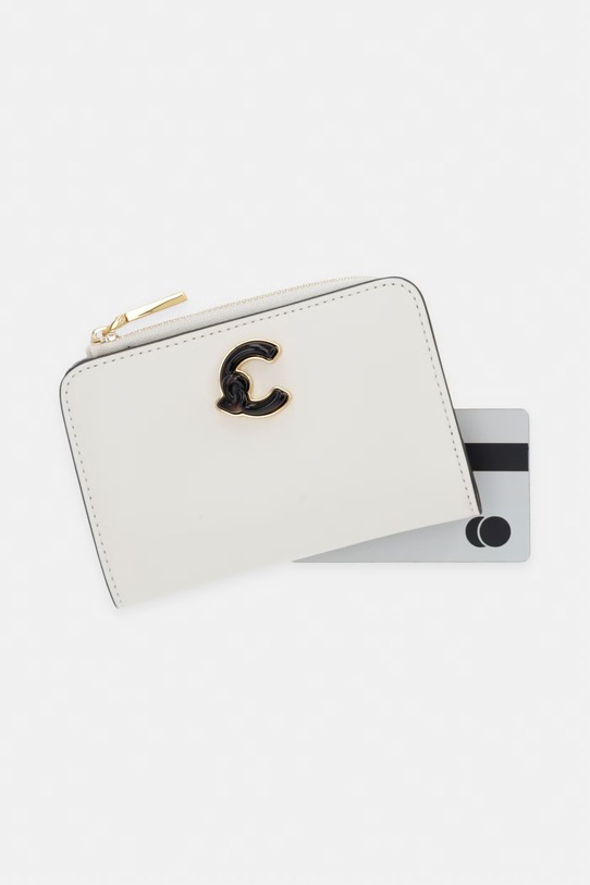 Coccinelle portfel damski skórzany beżowy E2.U4G.11.D1.01