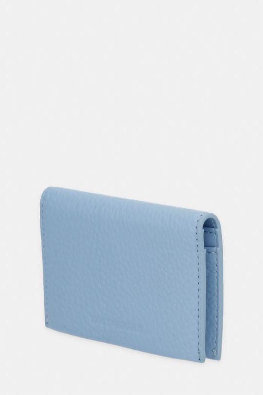 Karl Lagerfeld etui na karty damskie skórzane K/AUTOGRAPH B2W32064 niebieski SS26