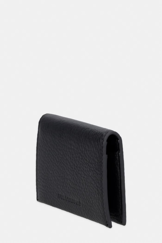 Karl Lagerfeld etui na karty damskie skórzane K/AUTOGRAPH B2W32064 czarny SS26