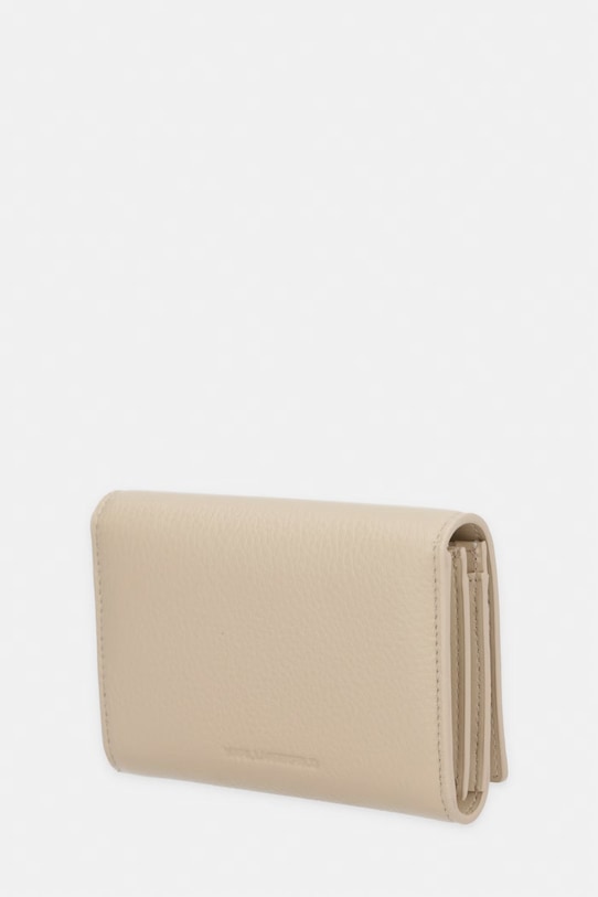 Karl Lagerfeld portfel damski K/AUTOGRAPH B2W32065 beżowy SS26