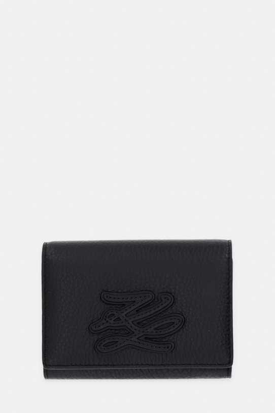 Karl Lagerfeld portfel damski K/AUTOGRAPH czarny B2W32065