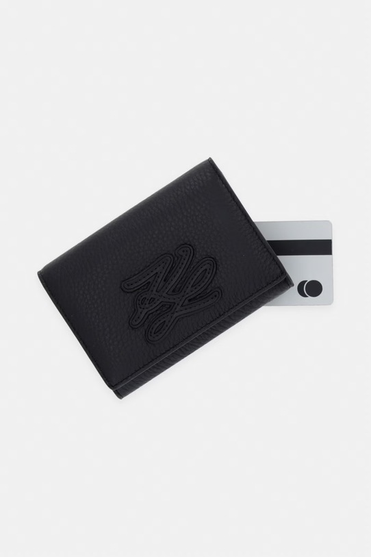 Karl Lagerfeld portfel damski K/AUTOGRAPH czarny B2W32065