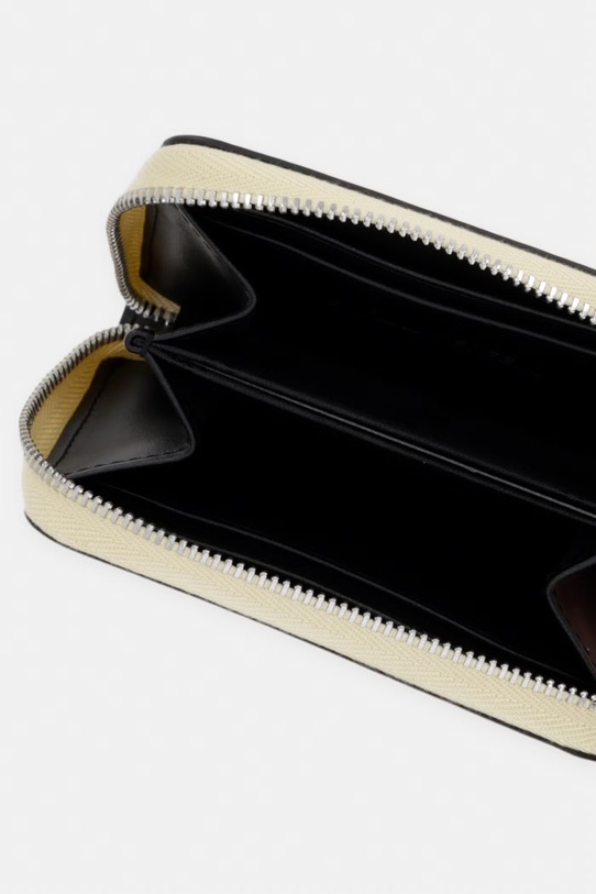 Akcesoria Karl Lagerfeld portfel damski skórzany K/AUTOGRAPH B2W32005 żółty