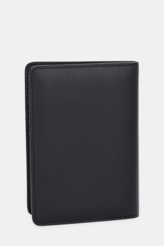 Karl Lagerfeld etui na paszport damskie skórzane K/SIGNATURE B2W32069 czarny SS26