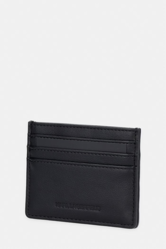 Karl Lagerfeld etui na karty damskie K/WEAVE B2W32001 czarny SS26