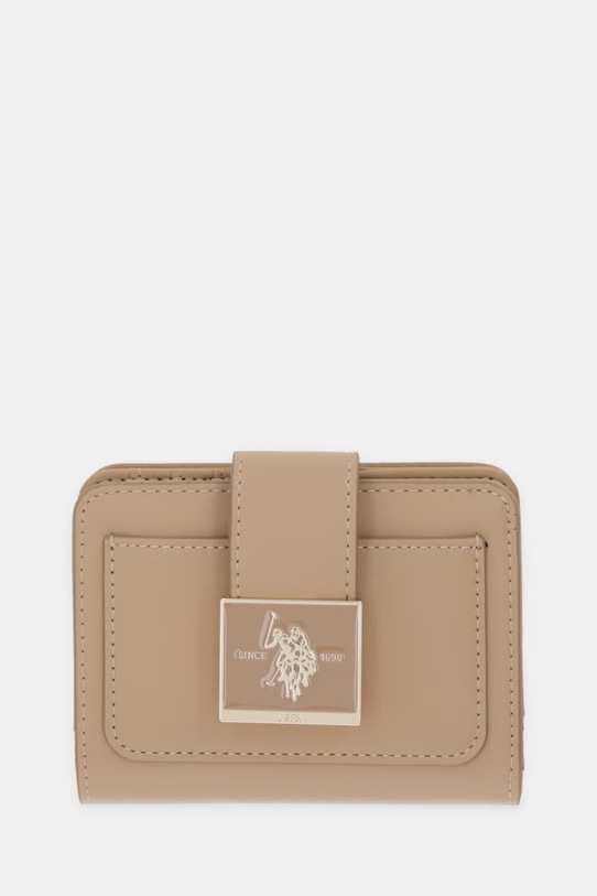 U.S. Polo Assn. portfel damski MARGARET beżowy WEUMF9048WVP
