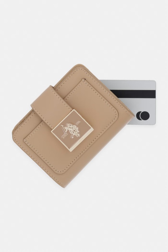 U.S. Polo Assn. portfel damski MARGARET beżowy WEUMF9048WVP