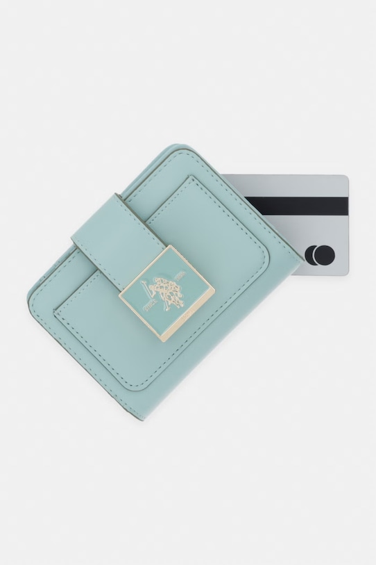 U.S. Polo Assn. portfel damski MARGARET turkusowy WEUMF9048WVP