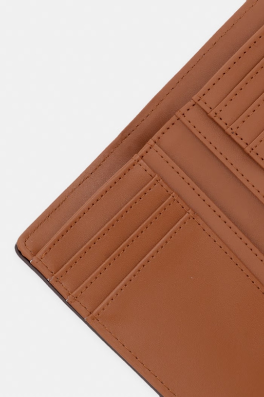 Akcesoria U.S. Polo Assn. portfel damski z imitacji skóry CHAMPANY WEUX19053WVP brązowy