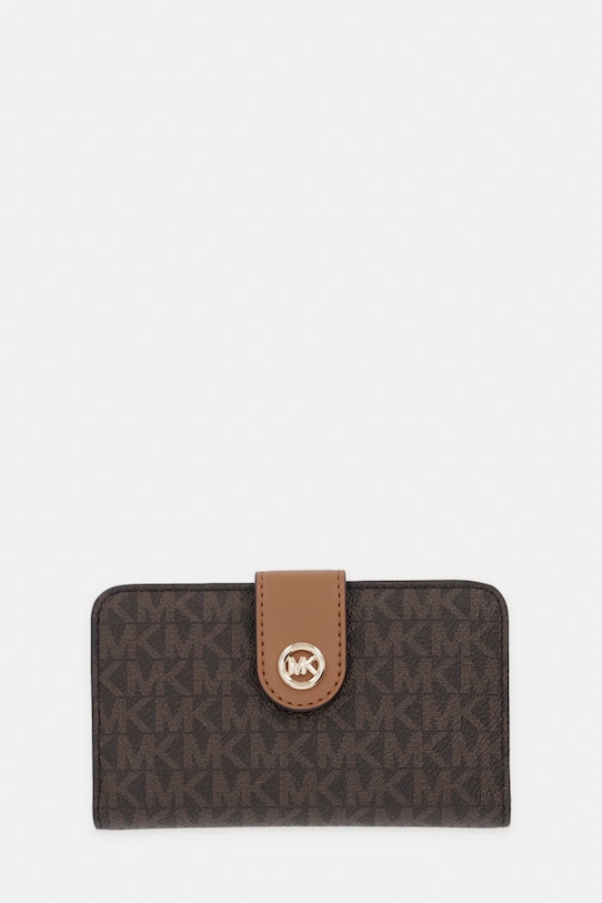 MICHAEL Michael Kors portfel imitacja skóry licowej brązowy 32S6G17F8B