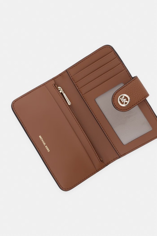 Akcesoria MICHAEL Michael Kors portfel skórzany 32S6G17F8L brązowy