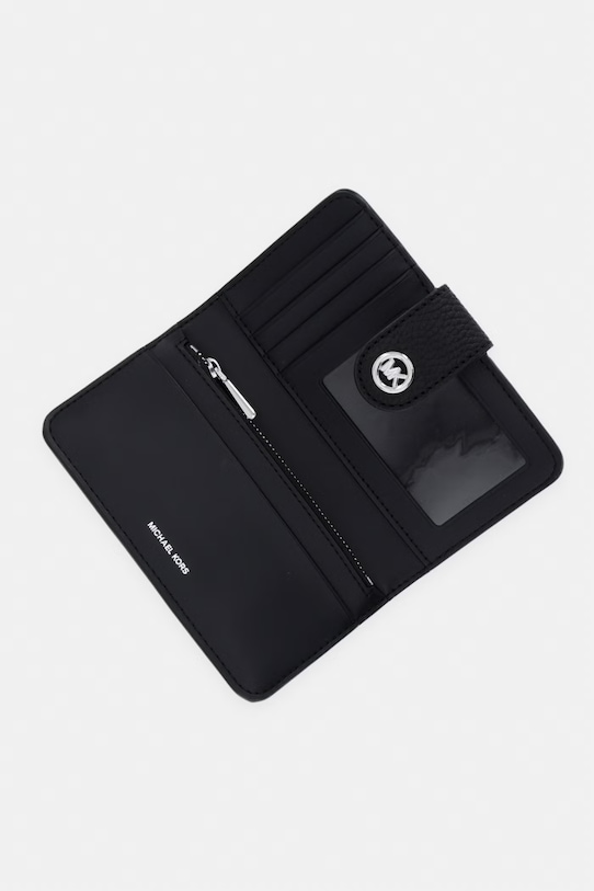 Akcesoria MICHAEL Michael Kors portfel skórzany 32S6S17F8L czarny