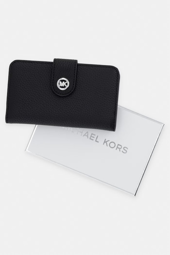 MICHAEL Michael Kors portfel skórzany 32S6S17F8L czarny