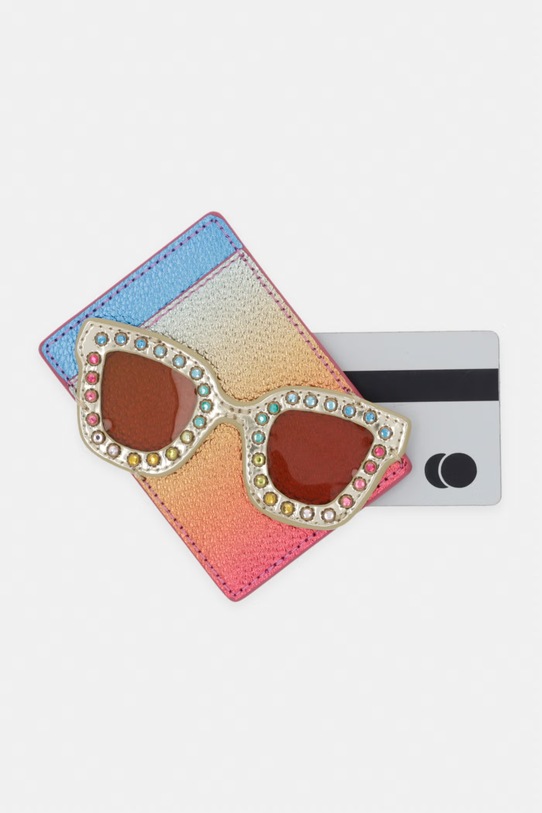 Akcesoria Kurt Geiger London etui na karty damskie skórzane 5605899019 multicolor