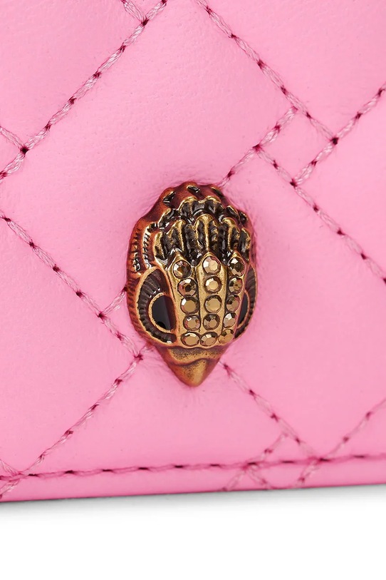 Kurt Geiger London etui na karty damskie skórzane Kensington różowy 5368198109