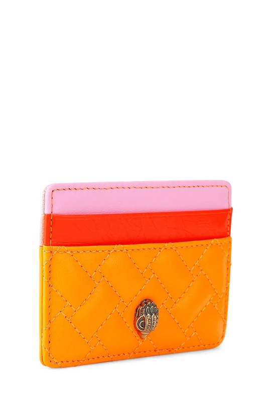 Kurt Geiger London puzdro na karty dámske kožené Kensington 5368157129 oranžová SS26
