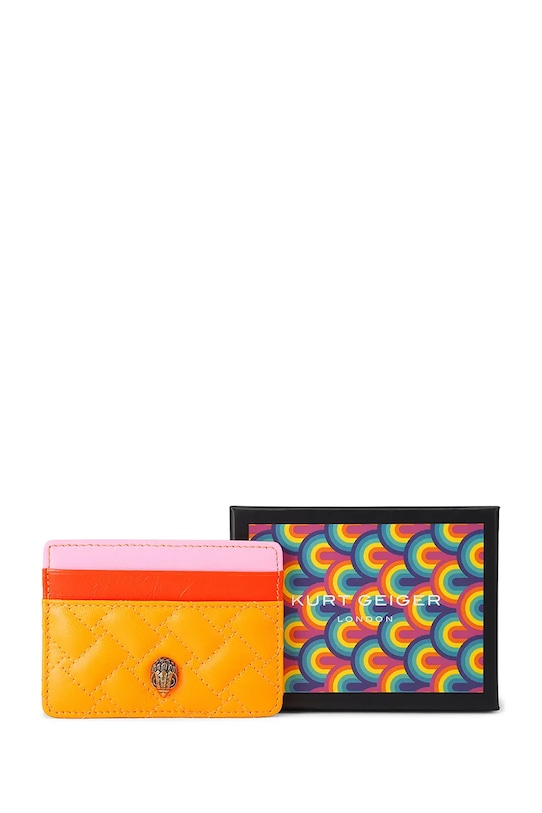 Kurt Geiger London etui za kartice za žene kožni Kensington 5368157129 narančasta
