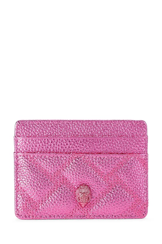 Kurt Geiger London etui na karty damskie skórzane Kensington różowy 1274398109