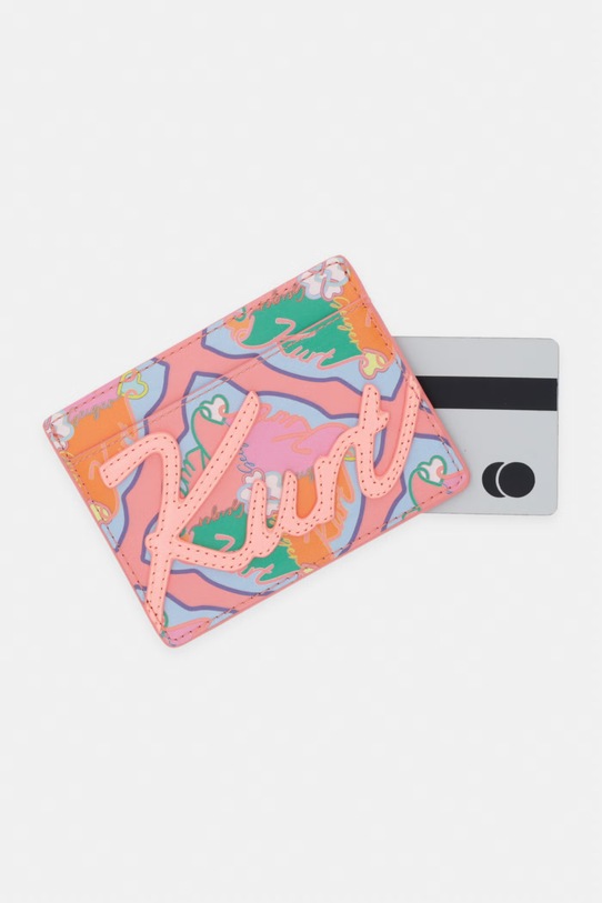 Akcesoria Kurt Geiger London etui na karty damskie skórzane 5600357119 multicolor
