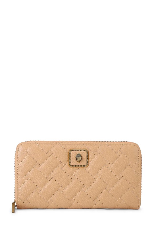 Kurt Geiger London portfel damski skórzany Pimlico zielony 5379848109