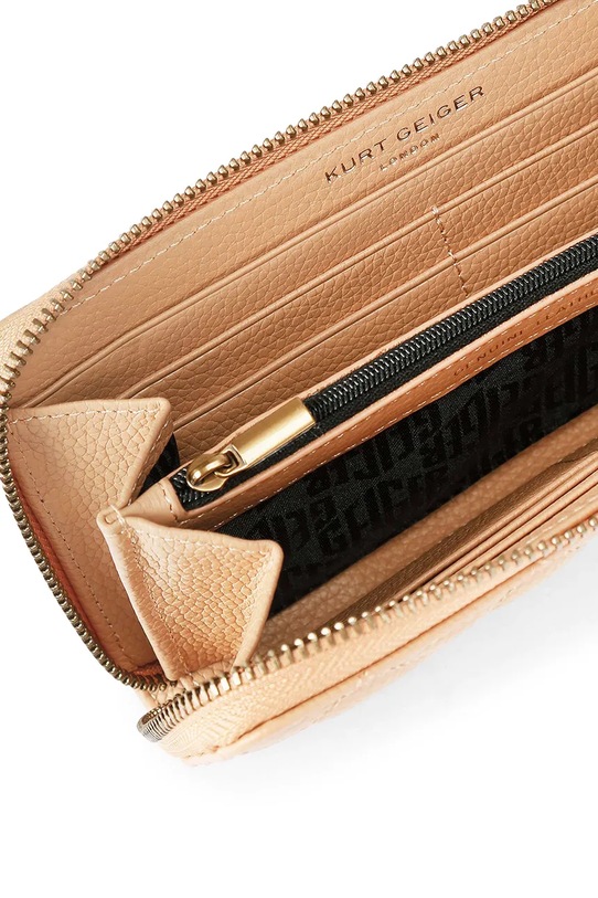 Kurt Geiger London portfel damski skórzany Pimlico zielony 5379848109