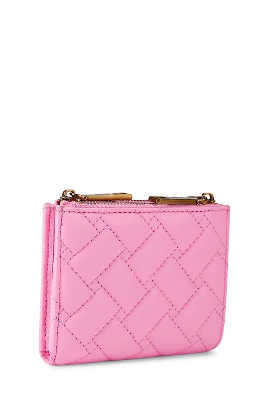 Kurt Geiger London etui na karty damskie skórzane Kensington 4198798109 różowy SS26