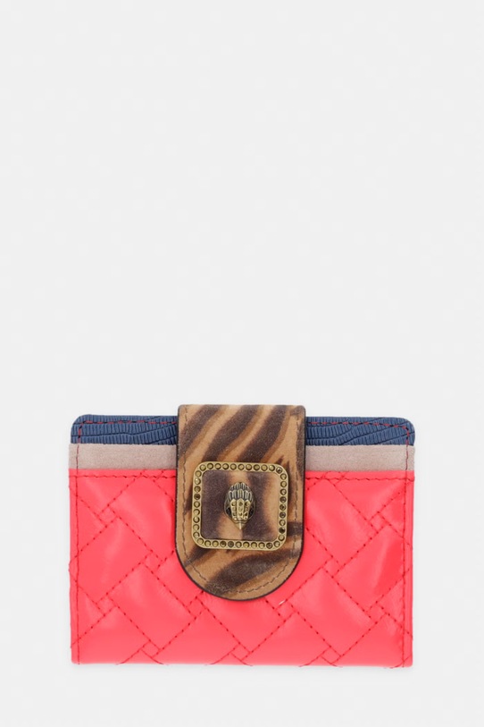 Kurt Geiger London etui na karty damskie skórzane Pimlico czerwony 5371236019