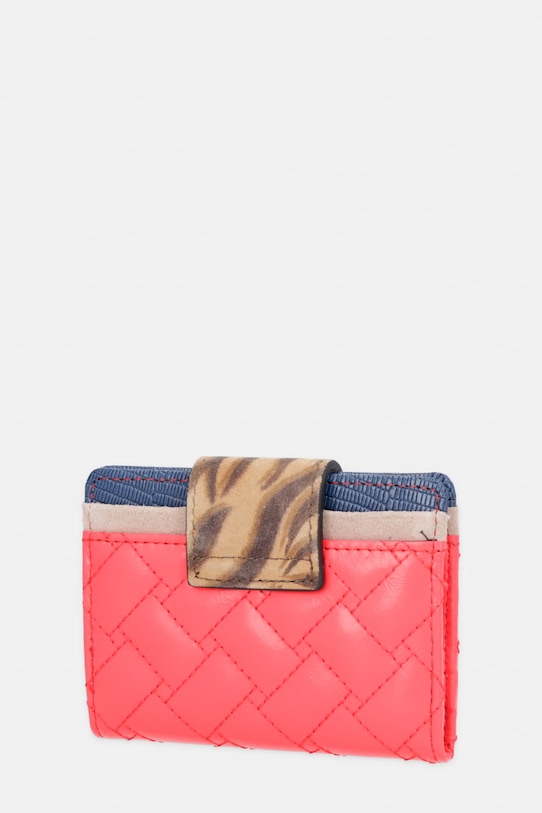 Kurt Geiger London etui na karty damskie skórzane Pimlico 5371236019 czerwony SS26