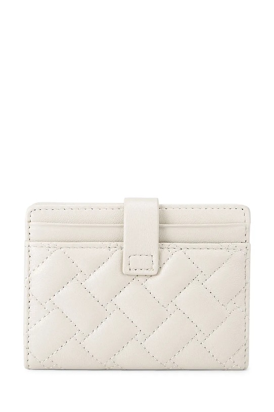 Kurt Geiger London Puzdro na karty dámske kožené Kensington 5018441109 béžová SS26