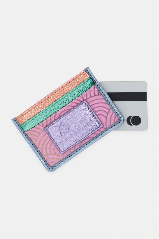 Akcesoria Kurt Geiger London etui na karty damskie Southbank 5366198609 różowy