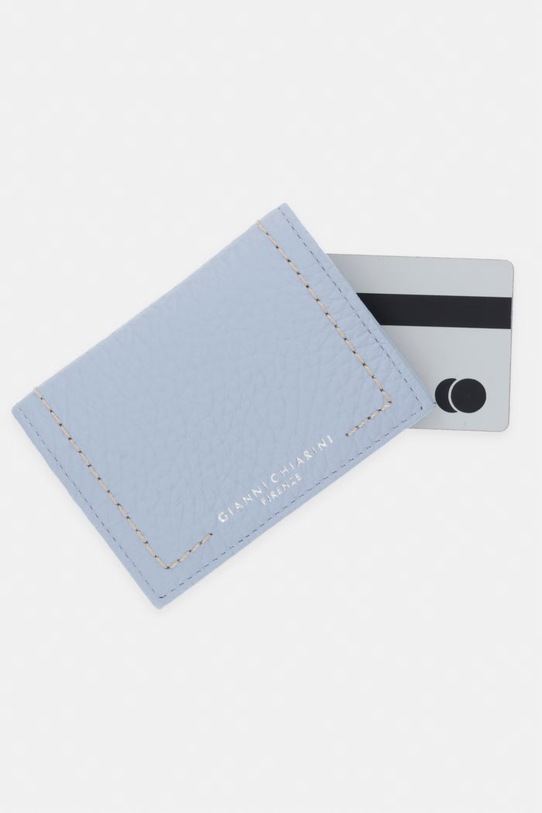 Gianni Chiarini etui na karty damskie skórzane niebieski PF.5039.TKL
