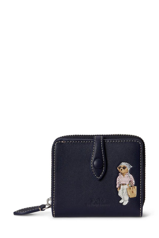Polo Ralph Lauren portfel damski skórzany granatowy 427P10990