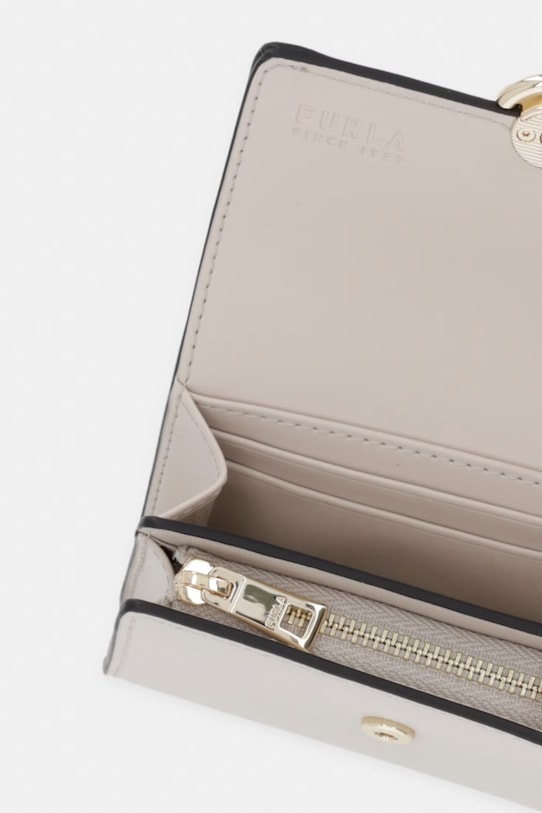 Akcesoria Furla portfel damski skórzany WP00594.BX3104.4556S beżowy