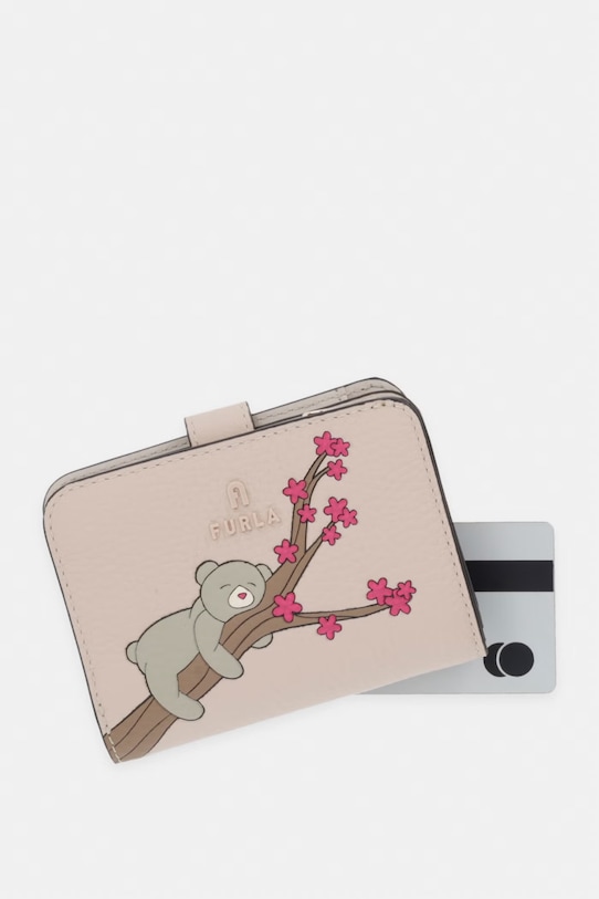 Furla portfel damski skórzany Camelia beżowy WP00315.BX4433.4782S