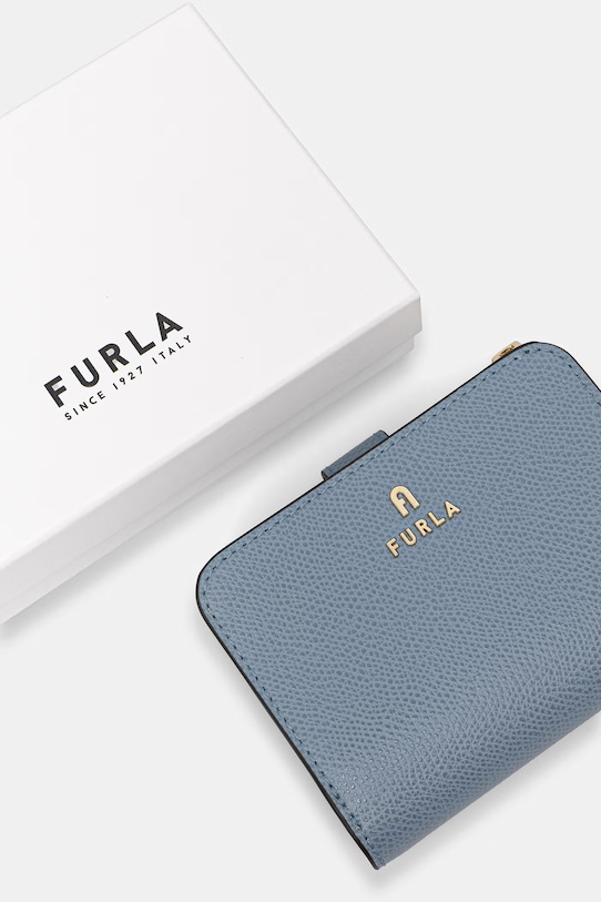 Furla portfel damski skórzany Camelia WP00315.ARE000.4352S niebieski