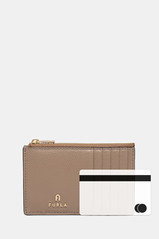 Furla portfel damski skórzany Camelia M beżowy WP00310.ARE000.1257S