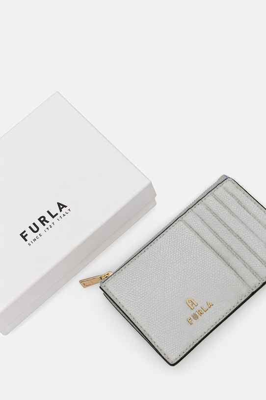 Akcesoria Furla portfel damski skórzany Camelia M WP00310.ARE000.CRH00 szary