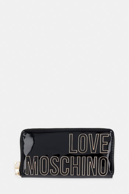 Love Moschino portfel damski z imitacji skóry czarny JC5513PP0OKE0000