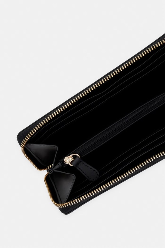 Akcesoria Love Moschino portfel damski z imitacji skóry JC5513PP0OKE0000 czarny