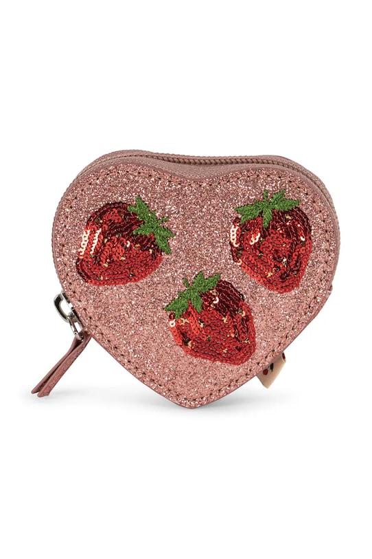 Konges Sløjd portfel dziecięcy TUT WALLET syntetyczny różowy KS104454.PreSpring