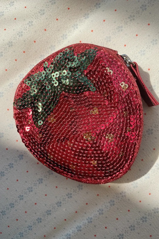 Konges Sløjd portfel dziecięcy FRAISE WALLET czerwony KS104822.PPY2