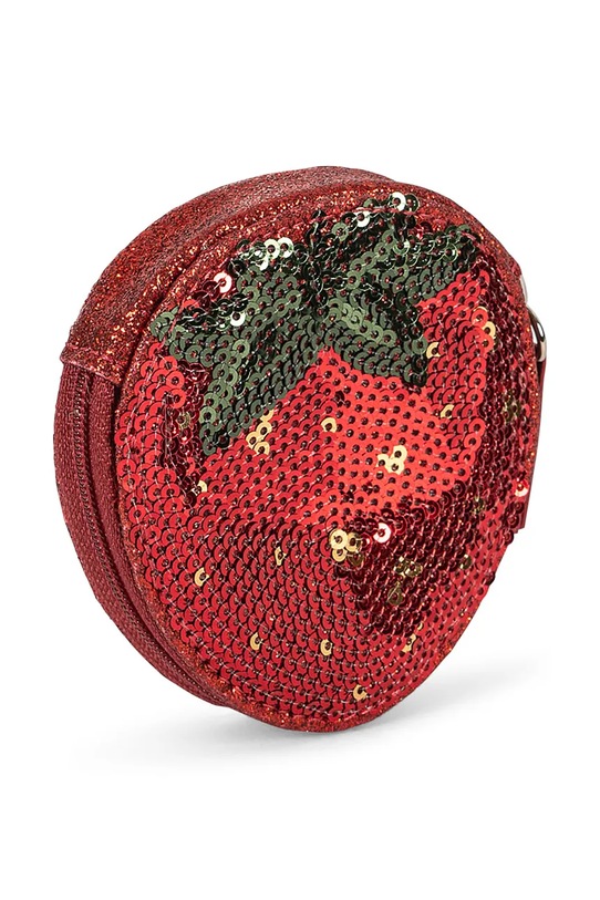 Dziewczynka Konges Sløjd portfel dziecięcy FRAISE WALLET KS104822.PPY2 czerwony