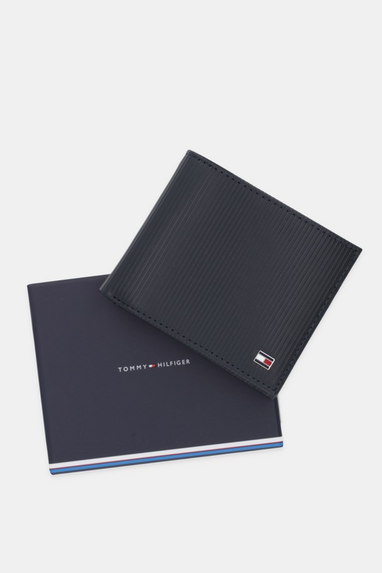 Tommy Hilfiger portfel skórzany AM0AM13958 granatowy