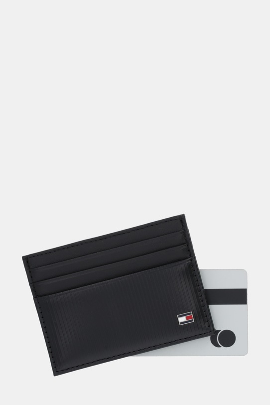 Akcesoria Tommy Hilfiger etui na karty skórzane AM0AM13959 czarny