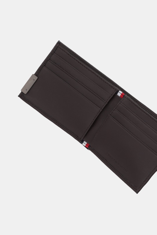 Akcesoria Tommy Hilfiger portfel skórzany AM0AM13963 brązowy