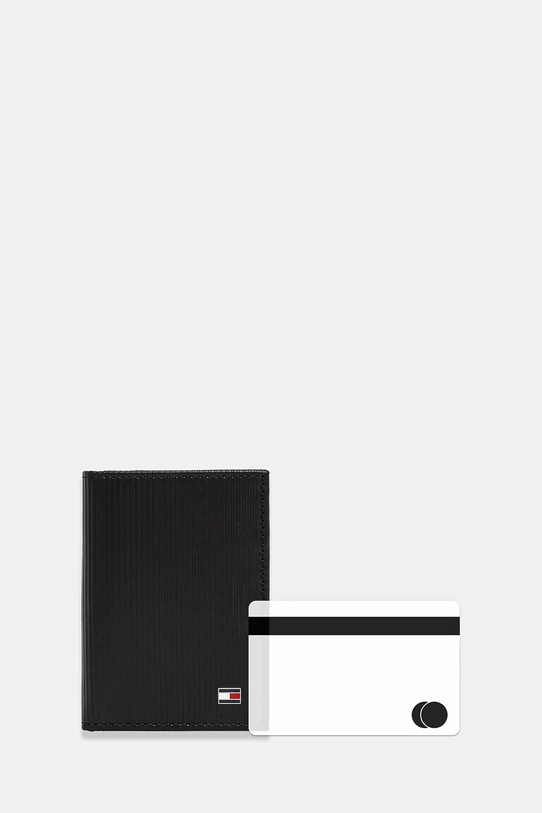 Tommy Hilfiger etui na karty skórzane AM0AM13967 czarny