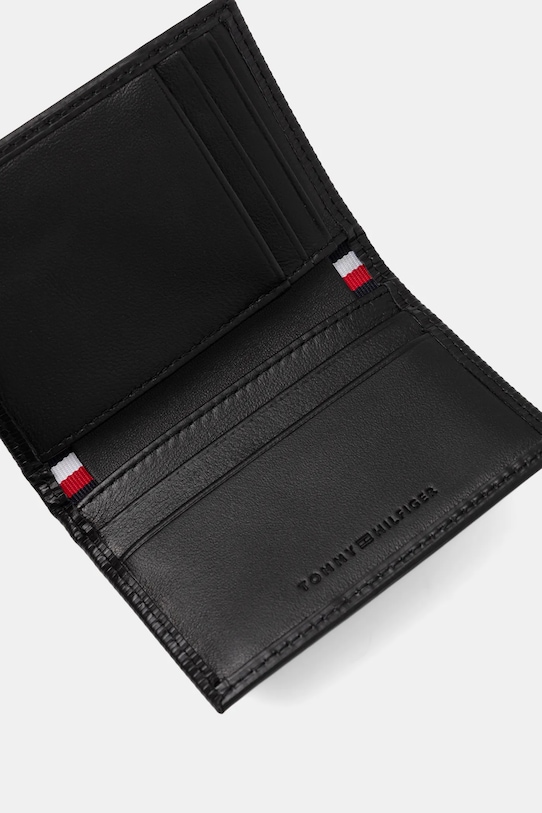 Akcesoria Tommy Hilfiger etui na karty skórzane AM0AM13967 czarny