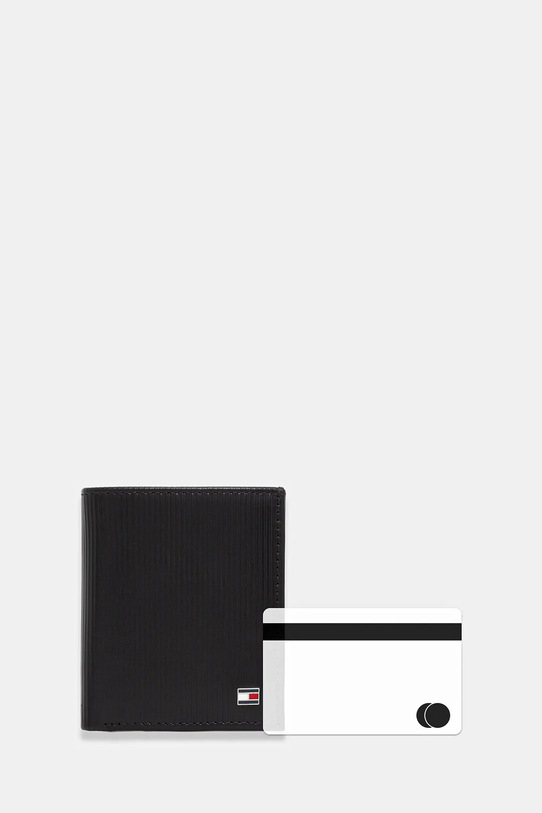 Tommy Hilfiger portfel skórzany AM0AM13968 czarny