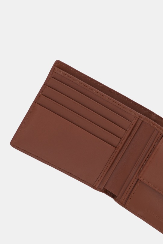 Akcesoria Tommy Hilfiger portfel skórzany AM0AM13970 brązowy